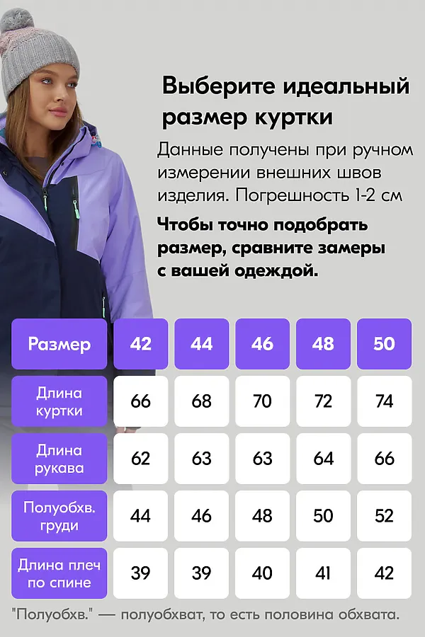 Горнолыжный костюм MTFORCE, сиреневый - фото 2