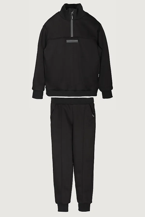 Костюм (Толстовка+Брюки) NIKASTYLE, черный - фото 2