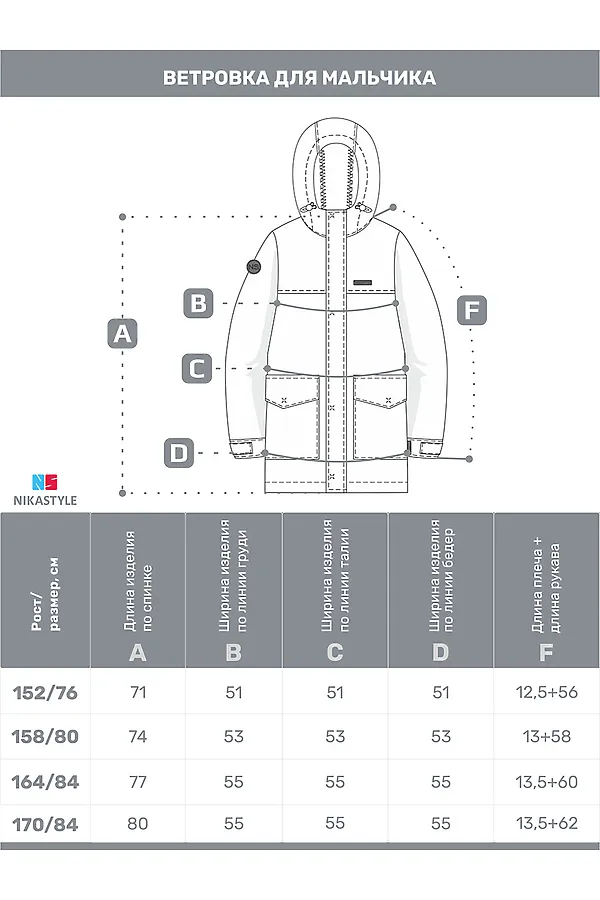 Ветровка NIKASTYLE, деним - фото 2