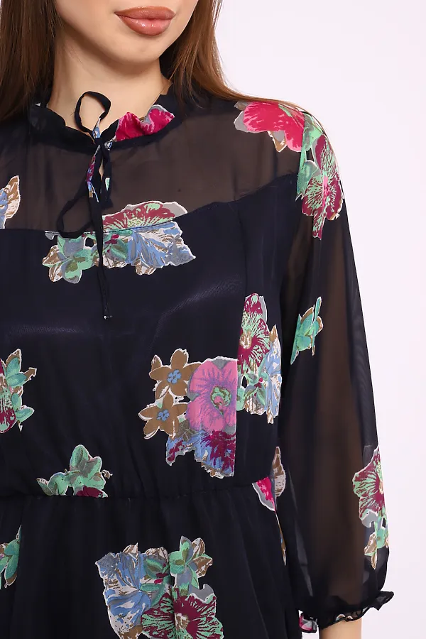 Платье 31899 НАТАЛИ, черный - фото 2