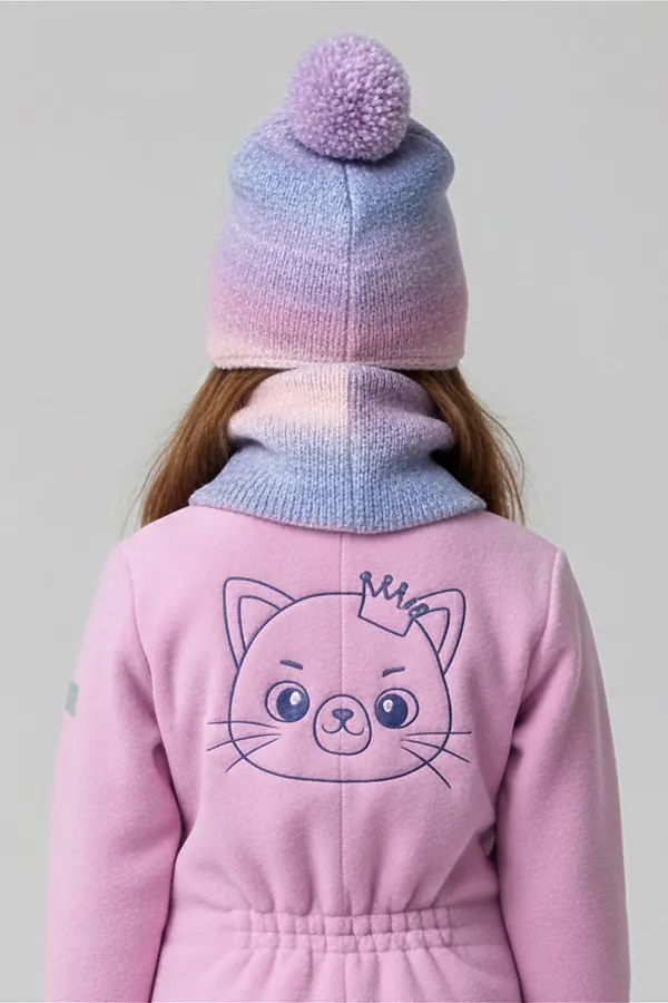 Комплект (Шапка+Снуд) PLAYTODAY, разноцветный - фото 2