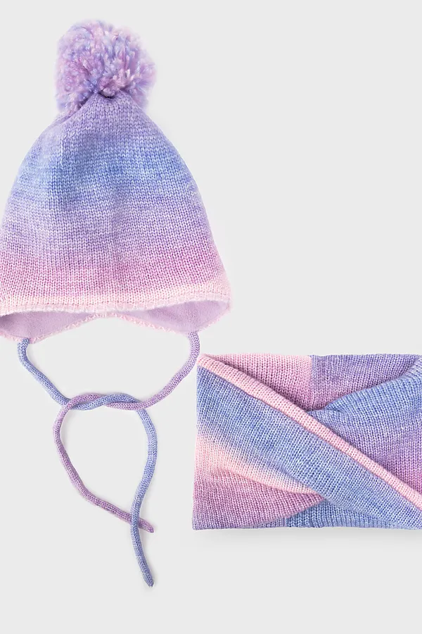 Комплект (Шапка+Снуд) PLAYTODAY, разноцветный - фото 2