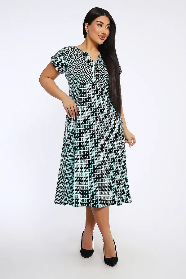 Платье 051 НАТАЛИ, ментол - фото 2