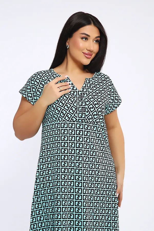 Платье 051 НАТАЛИ, ментол - фото 2