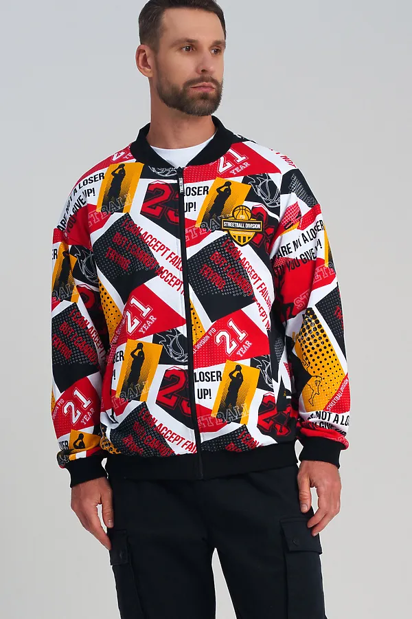 Толстовка PLAYTODAY, разноцветный - фото 2