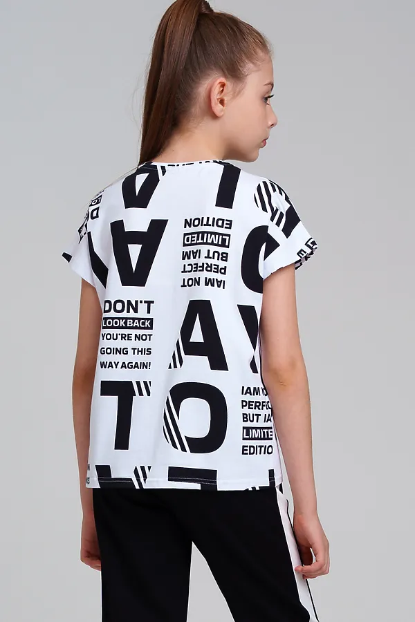 Футболка PLAYTODAY, белый,черный - фото 2