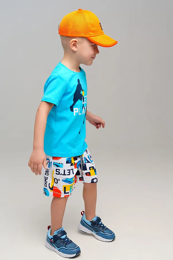 Костюм (Футболка+Шорты) PLAYTODAY, разноцветный - фото 2