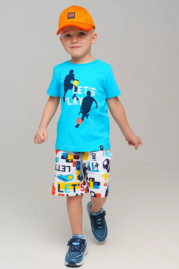 Костюм (Футболка+Шорты) PLAYTODAY, разноцветный - фото 2