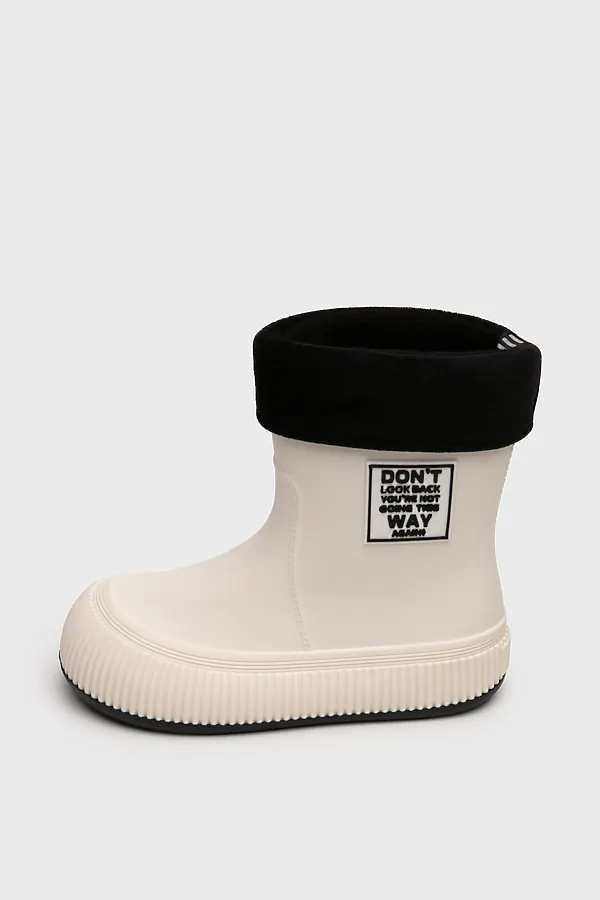 Сапоги PLAYTODAY, молочный,черный - фото 2