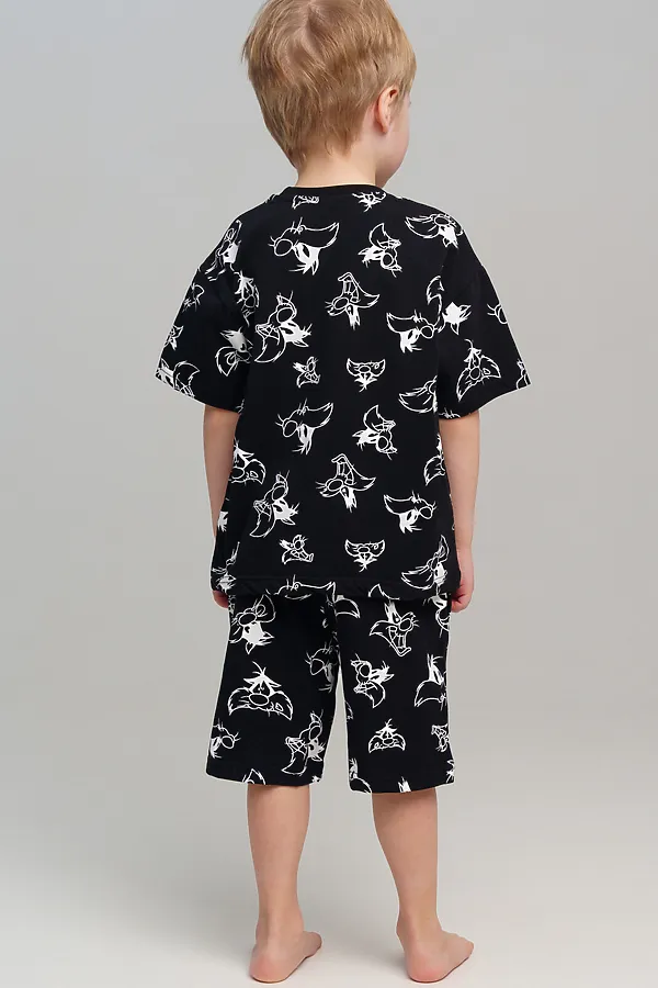 Пижама PLAYTODAY, черный,белый - фото 2