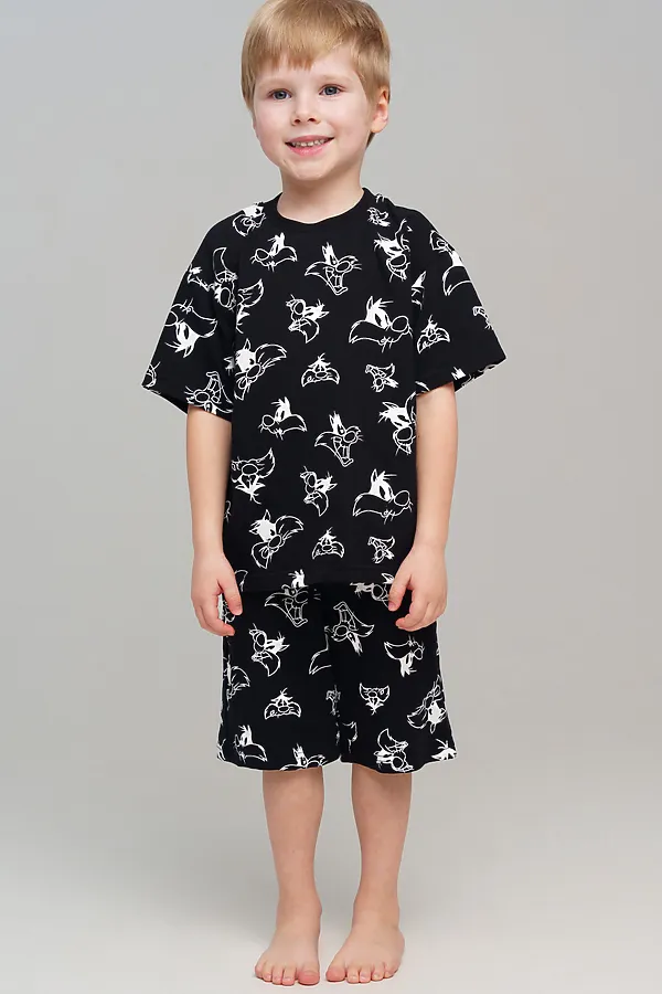 Пижама PLAYTODAY, черный,белый - фото 2