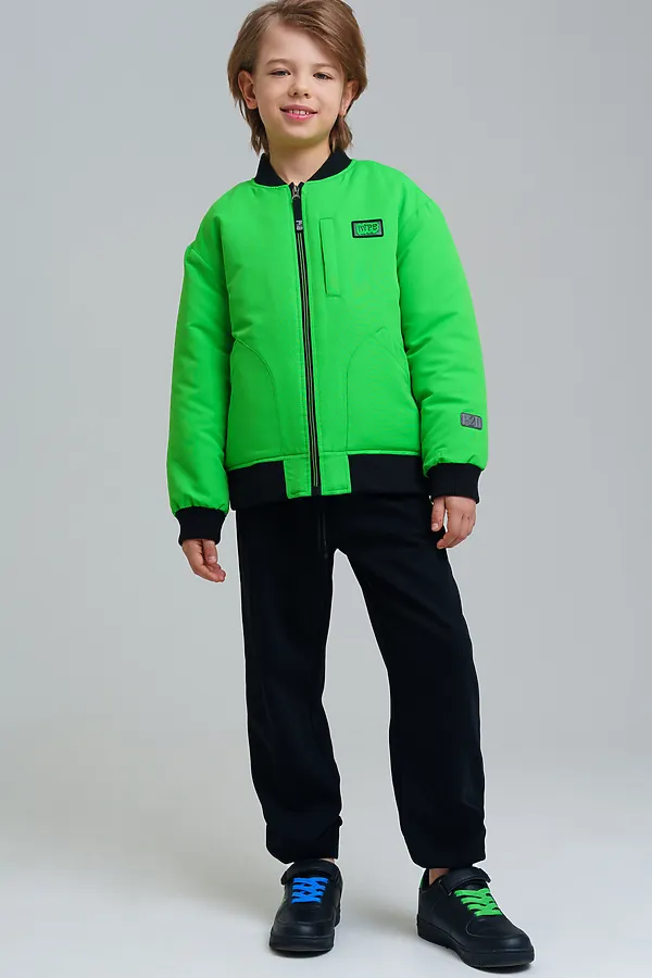 Куртка PLAYTODAY, светло-зеленый,черный - фото 2