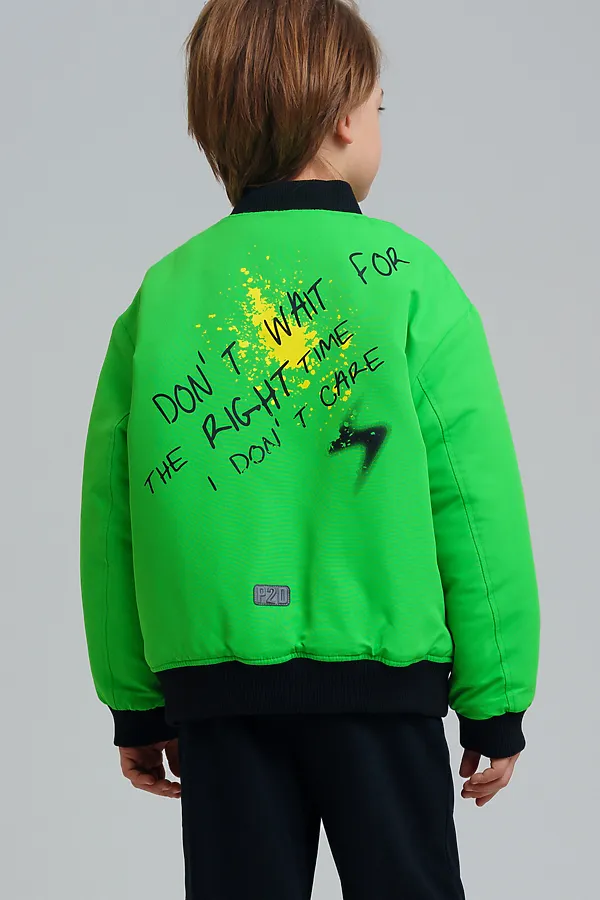 Куртка PLAYTODAY, светло-зеленый,черный - фото 2