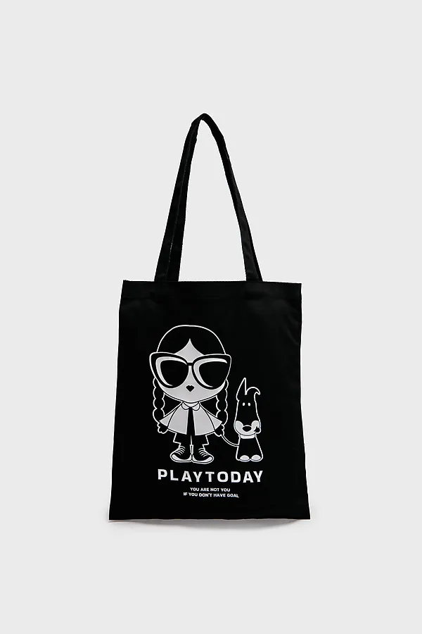 Сумка PLAYTODAY, черный,белый - фото 2