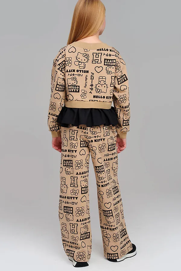 Брюки PLAYTODAY, бежевый,черный - фото 2