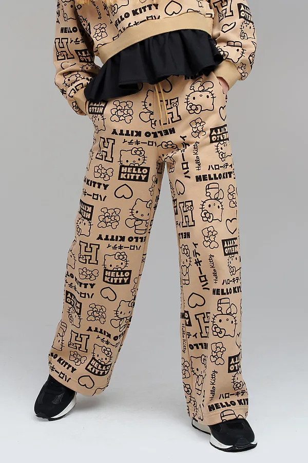 Брюки PLAYTODAY, бежевый,черный - фото 2