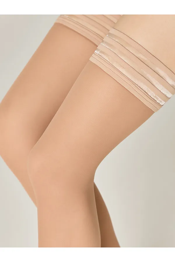 CONTE CABARET Чулки женские CONTE ELEGANT, beige - фото 2