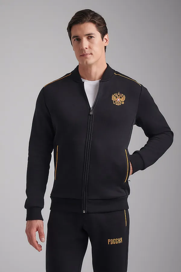 Костюм (Толстовка+Брюки) ADDIC-SPORT, черный - фото 2