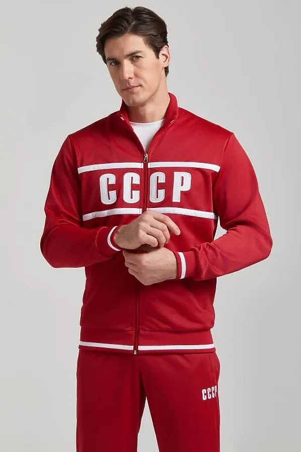 Костюм (Толстовка+Брюки) ADDIC-SPORT, красный - фото 2