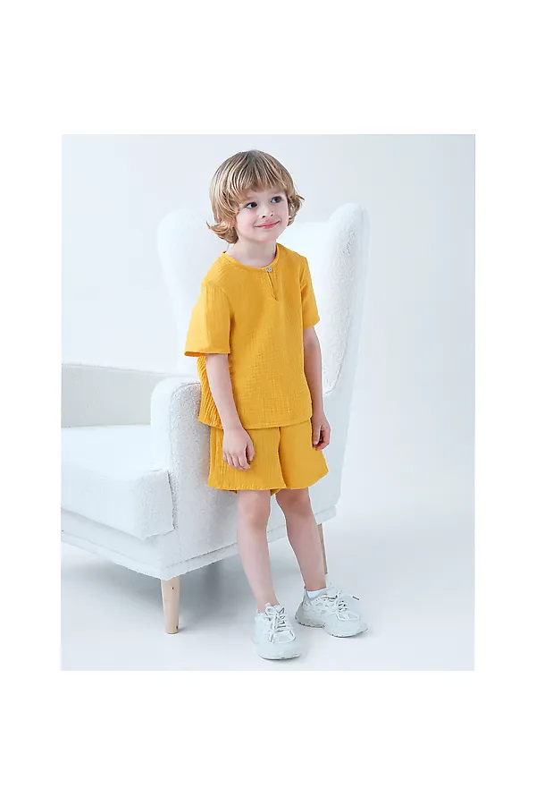 Комплект муслин YOULALA, желтый - фото 2