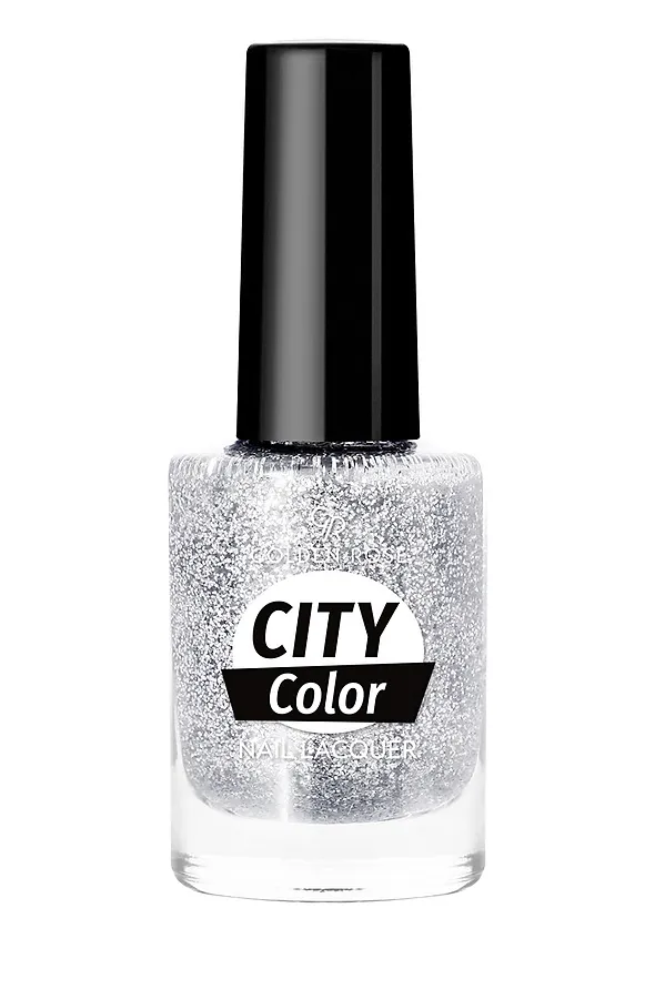 Лак для ногтей GR City Color Nail Lacquer (101-112) - 101 City КОСМЕТИКА ИЗ ТУРЦИИ, серебристый (101) - фото 2