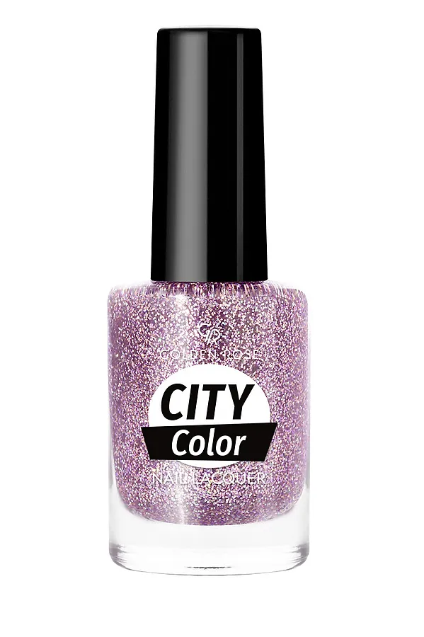 Лак для ногтей GR City Color Nail Lacquer (101-112) - 102 City КОСМЕТИКА ИЗ ТУРЦИИ, лиловый (102) - фото 2