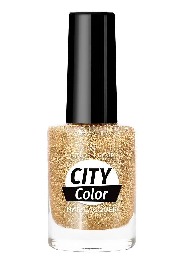 Лак для ногтей GR City Color Nail Lacquer (101-112) - 103 City КОСМЕТИКА ИЗ ТУРЦИИ, золотистый (103) - фото 2