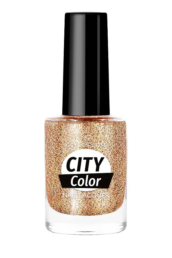 Лак для ногтей GR City Color Nail Lacquer (101-112) - 107 City КОСМЕТИКА ИЗ ТУРЦИИ, золотистый (107) - фото 2