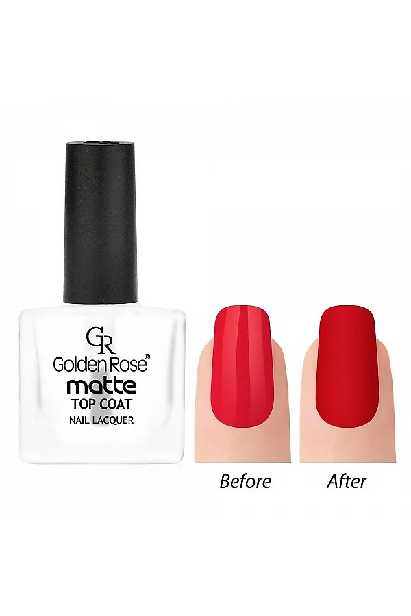 Лак-покрытие для ногтей GR Matte Top Coat КОСМЕТИКА ИЗ ТУРЦИИ, прозрачный - фото 2