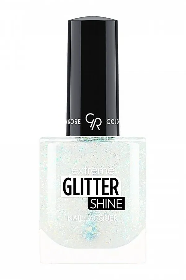 Лак-гель для ногтей GR Extreme Gel Shine Nail Lacquer Glitter - 203 Glitter КОСМЕТИКА ИЗ ТУРЦИИ, светло-зелёный (203) - фото 2