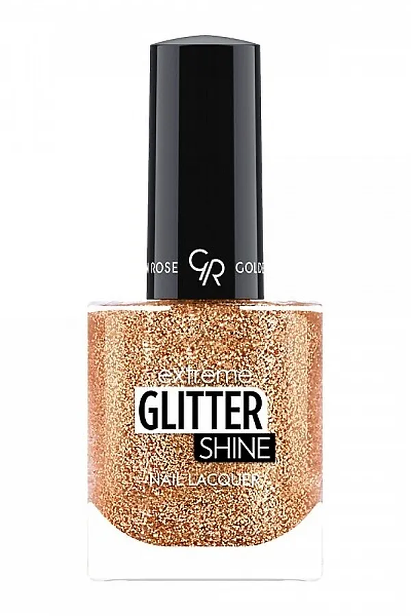 Лак-гель для ногтей GR Extreme Gel Shine Nail Lacquer Glitter - 206 Glitter КОСМЕТИКА ИЗ ТУРЦИИ, золотой (206) - фото 2