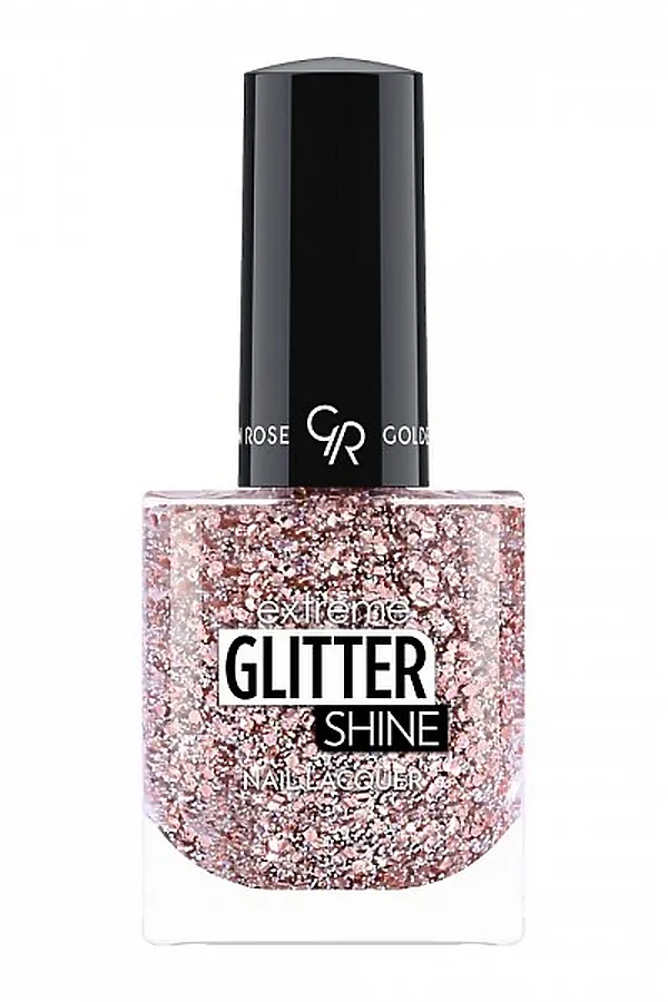 Лак-гель для ногтей GR Extreme Gel Shine Nail Lacquer Glitter - 209 Glitter КОСМЕТИКА ИЗ ТУРЦИИ, розовый (209) - фото 2