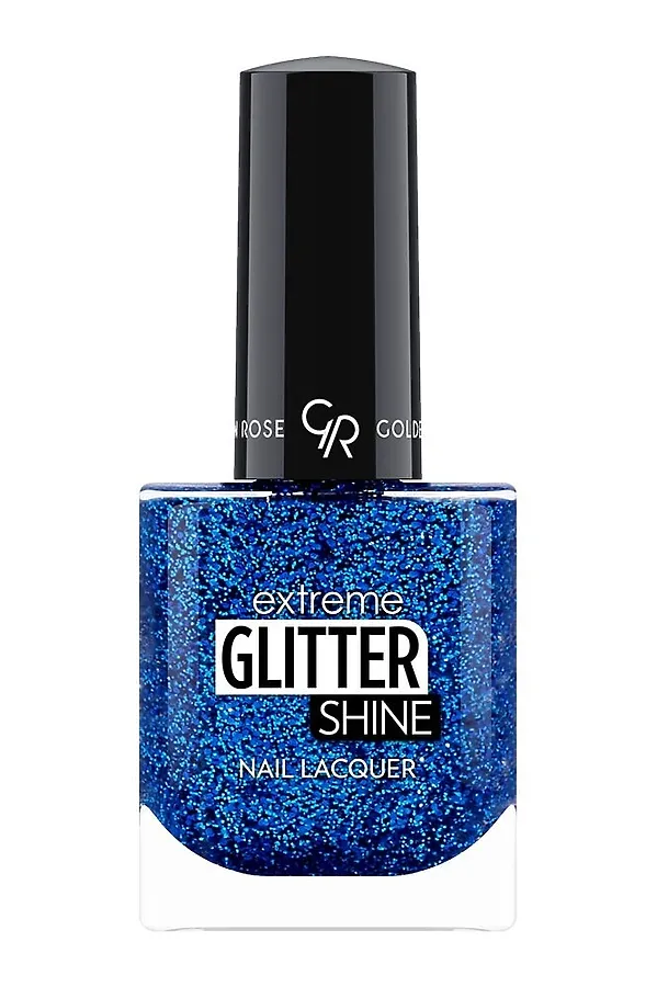 Лак-гель для ногтей GR Extreme Gel Shine Nail Lacquer Glitter - 216 Glitter КОСМЕТИКА ИЗ ТУРЦИИ, синий (216) - фото 2