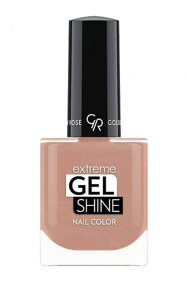 Лак-гель для ногтей GR Extreme Gel Shine Nail Color - 010 Shine КОСМЕТИКА ИЗ ТУРЦИИ, тёмно-бежевый (010) - фото 2