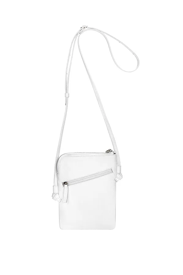 Сумка ЮЛИЯ КРИСТАЛЛ кожа софти снежный ESSE, софти белоснежный - фото 2