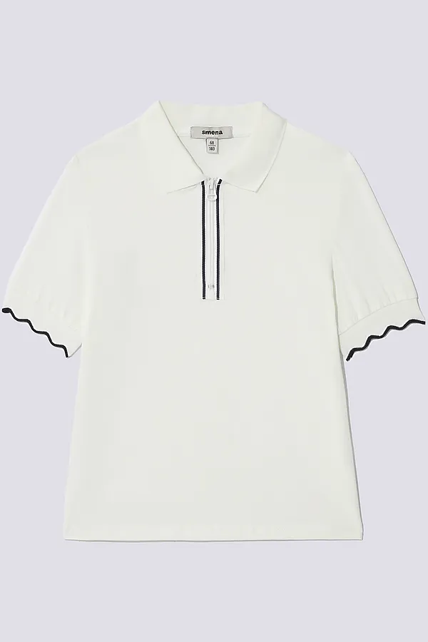Поло SMENA, молочный - фото 2