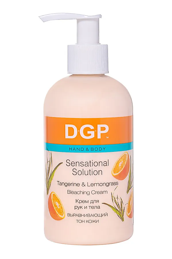 Domix Green Professional Крем для рук и тела выравнивающий тон кожи / Tangerine & Lemongrass, 260 мл KRISTALLER, tangerine & lemongrass - фото 2