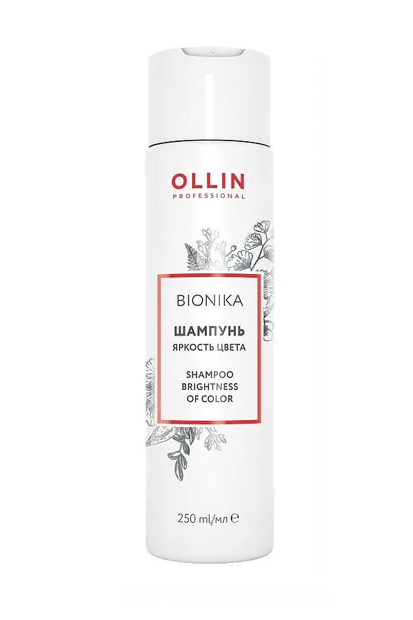 Ollin Шампунь для окрашенных волос / Bionika, 250 мл KRISTALLER, белый - фото 2