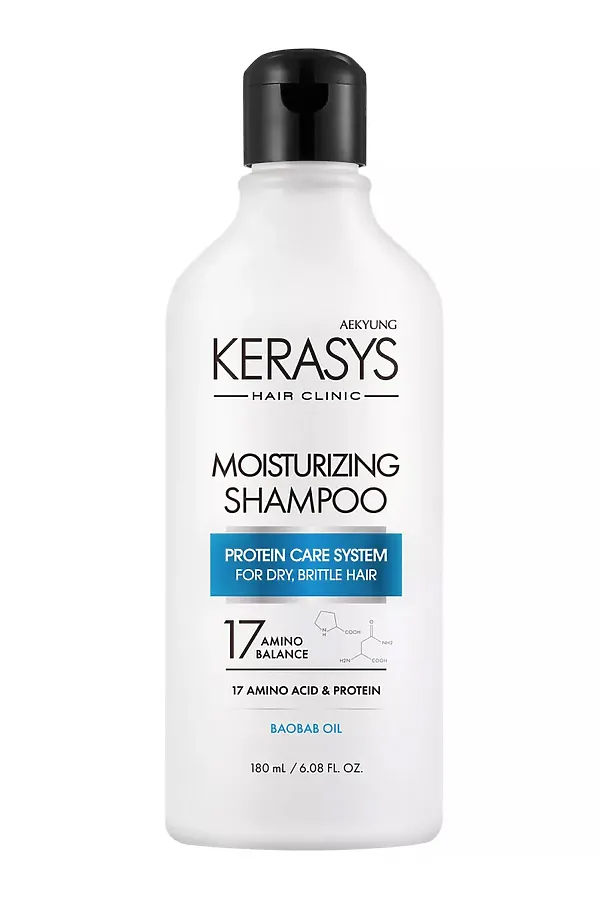 KeraSys Шампунь для волос увлажняющий / Moisturizing Shampoo, 180 мл KRISTALLER, белый - фото 2