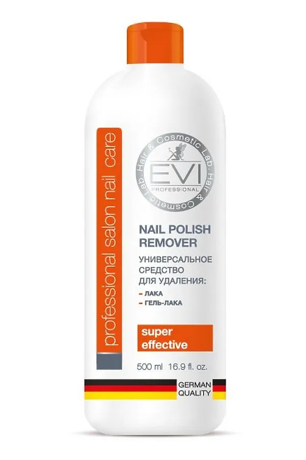 EVI professional Жидкость профессиональная для удаления шеллака и гель-лака, 500 мл KRISTALLER, бесцветный - фото 2