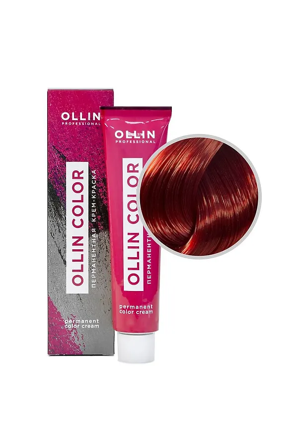 Ollin Перманентная крем-краска для волос / Color 7/6, 60 мл KRISTALLER, 7/6 - фото 2