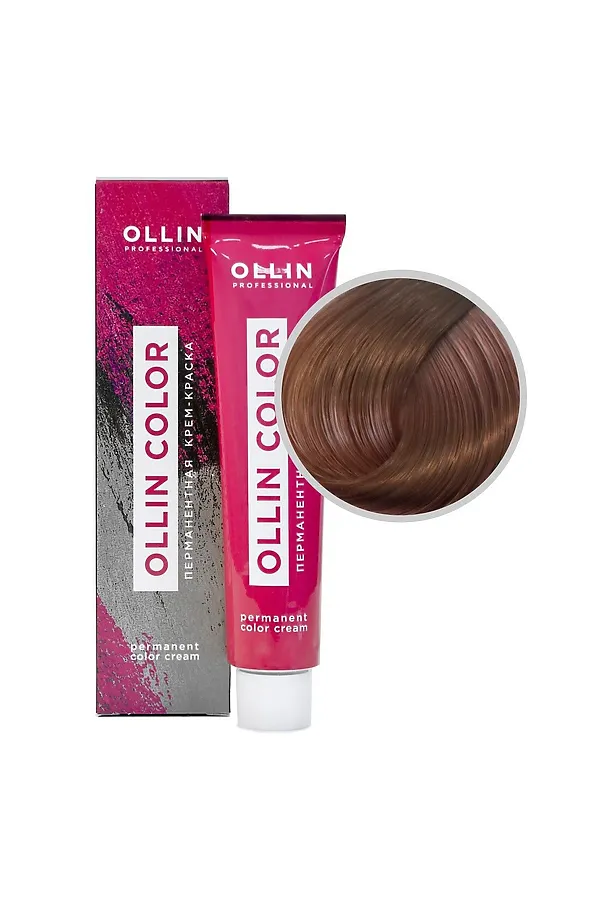 Ollin Перманентная крем-краска для волос / Color 8/7, 60 мл KRISTALLER, 8/7 - фото 2