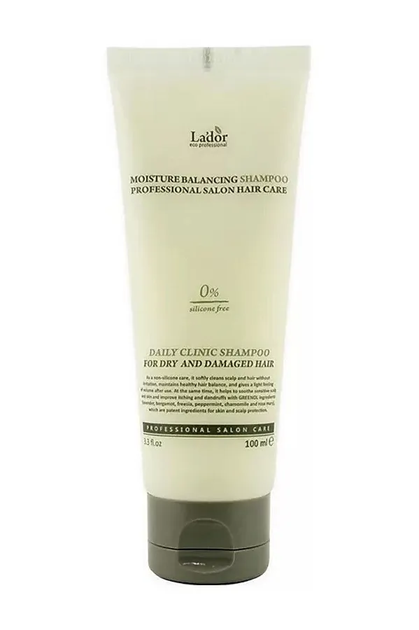 Lador Увлажняющий шампунь для волос с растительными экстрактами / Moisture Balancing Shampoo, 100 мл KRISTALLER, бежевый - фото 2
