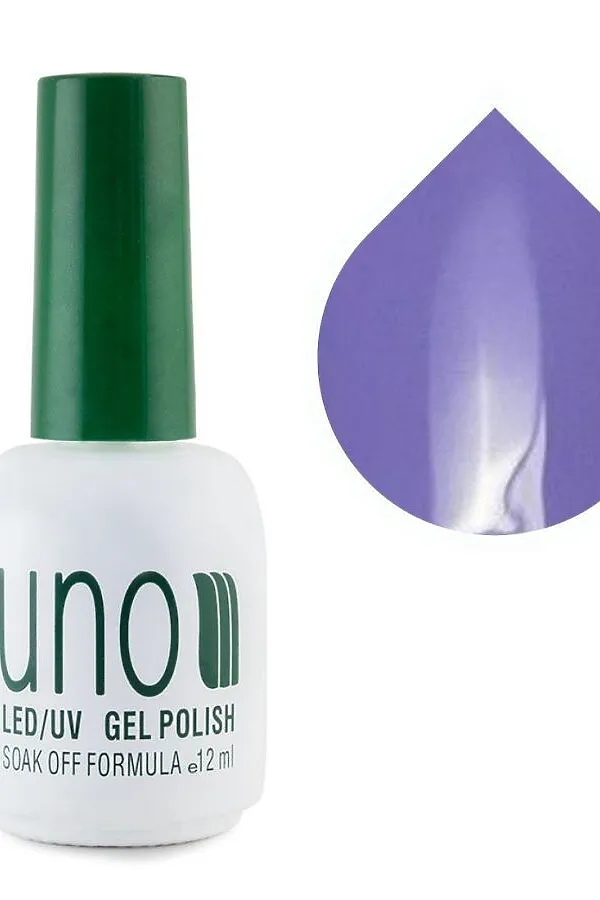 Uno Гель-лак для ногтей / Lavender 104, ярко-сиреневый, 12 мл KRISTALLER, ярко-сиреневый - фото 2