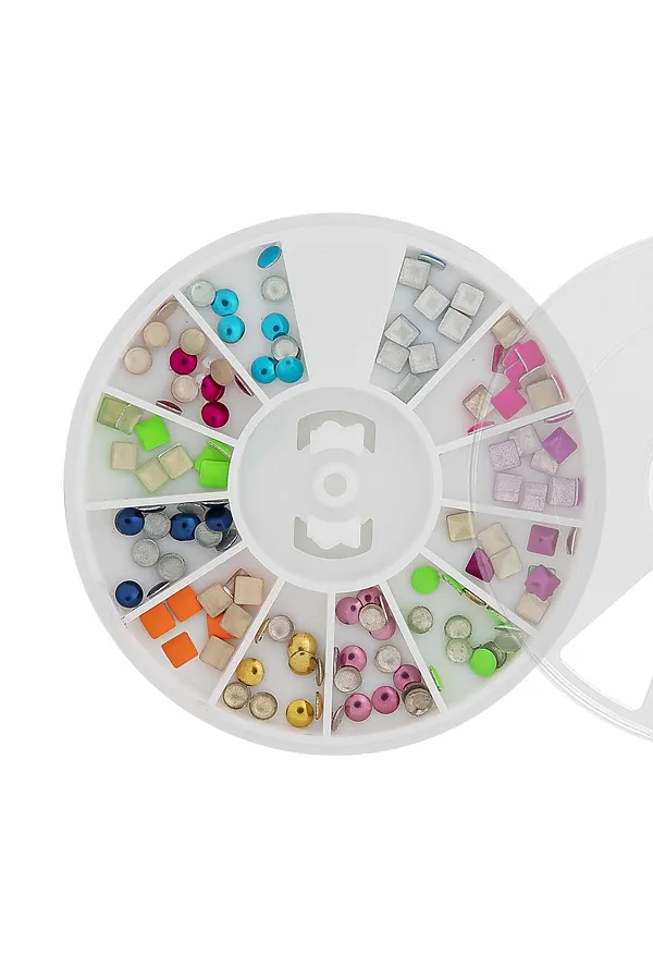 Nail Art Набор металлического декора для ногтей №7, микс KRISTALLER, микс - фото 2