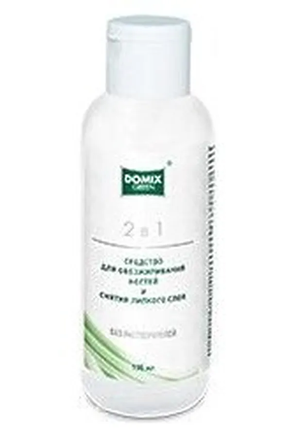 Domix Green Professional Средство 2 в 1 для обезжиривания ногтей и снятия липкого слоя без растворителей, 100 мл KRISTALLER, белый - фото 2