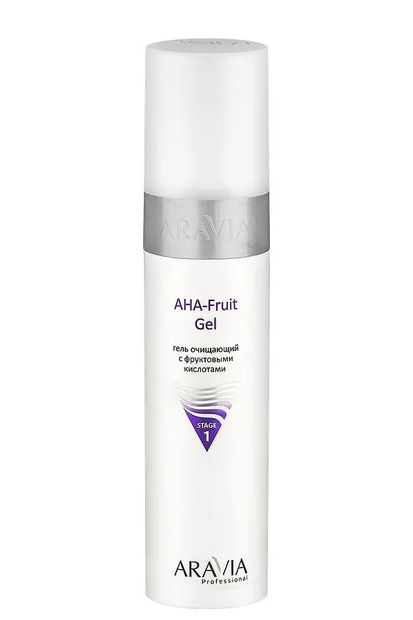 Aravia Гель очищающий с фруктовыми кислотами AHA / Fruit Gel, 250 мл KRISTALLER, белый - фото 2