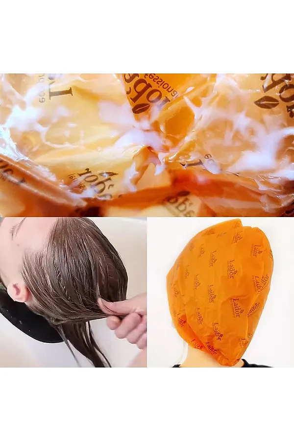Lador Маска-шапочка для волос / ACV Vinegar Hair Cap, 30 г KRISTALLER, оранжевый - фото 2