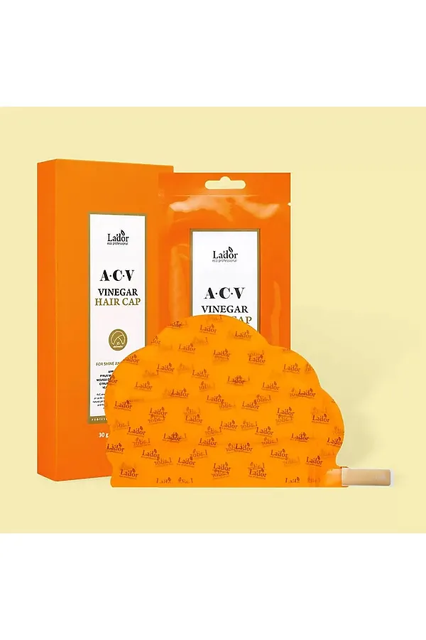 Lador Маска-шапочка для волос / ACV Vinegar Hair Cap, 30 г KRISTALLER, оранжевый - фото 2