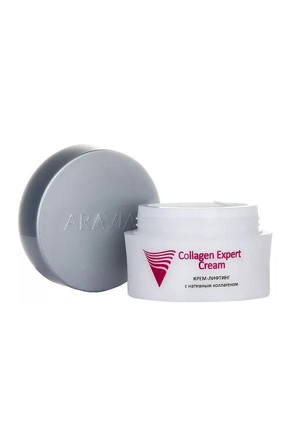 Aravia Крем-лифтинг с нативным коллагеном / Collagen Expert Cream, 50 мл KRISTALLER, белый - фото 2